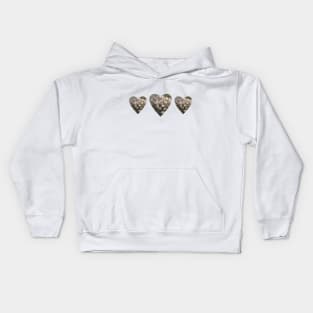 Daisy Flowers Heart Kids Hoodie